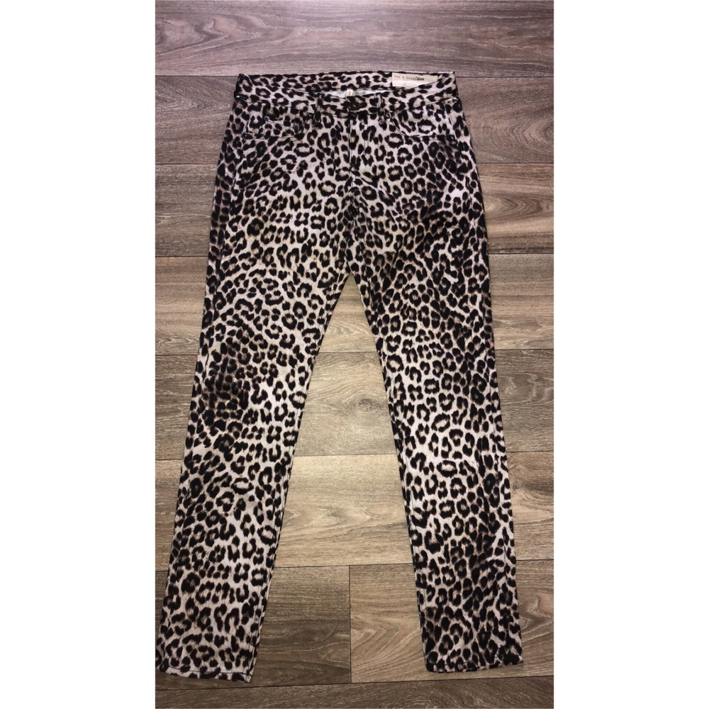Rag & Bone Boyfriend Snow Leopard Jean